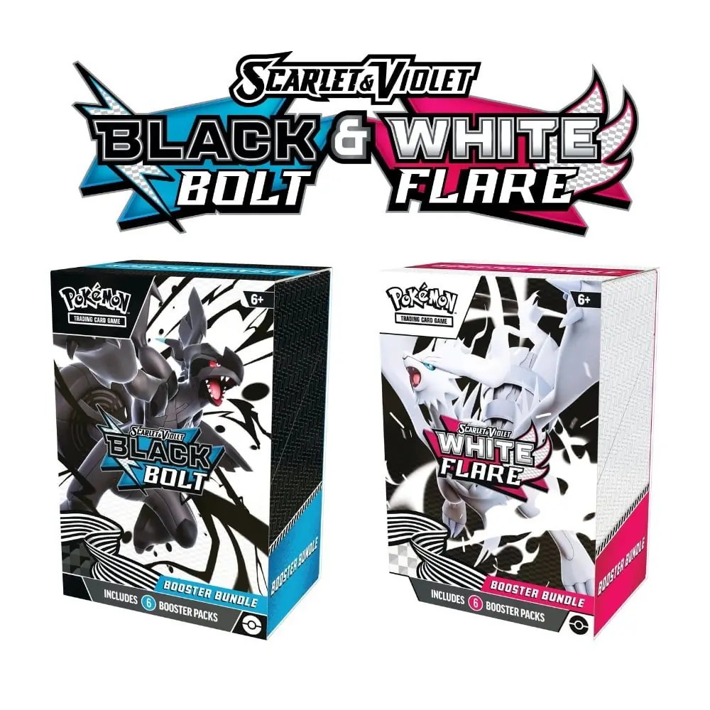 Pokémon TCG: Scarlet & Violet—Black Bolt and White Flare Booster Bundles