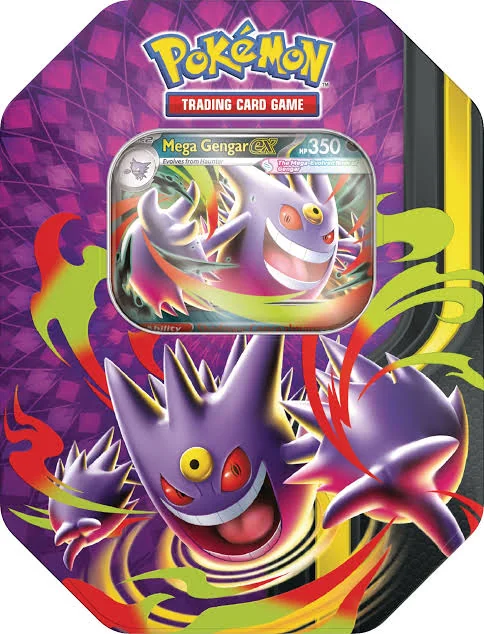 Pokémon TCG: Mega Moonlit Tin - Mega Gengar ex