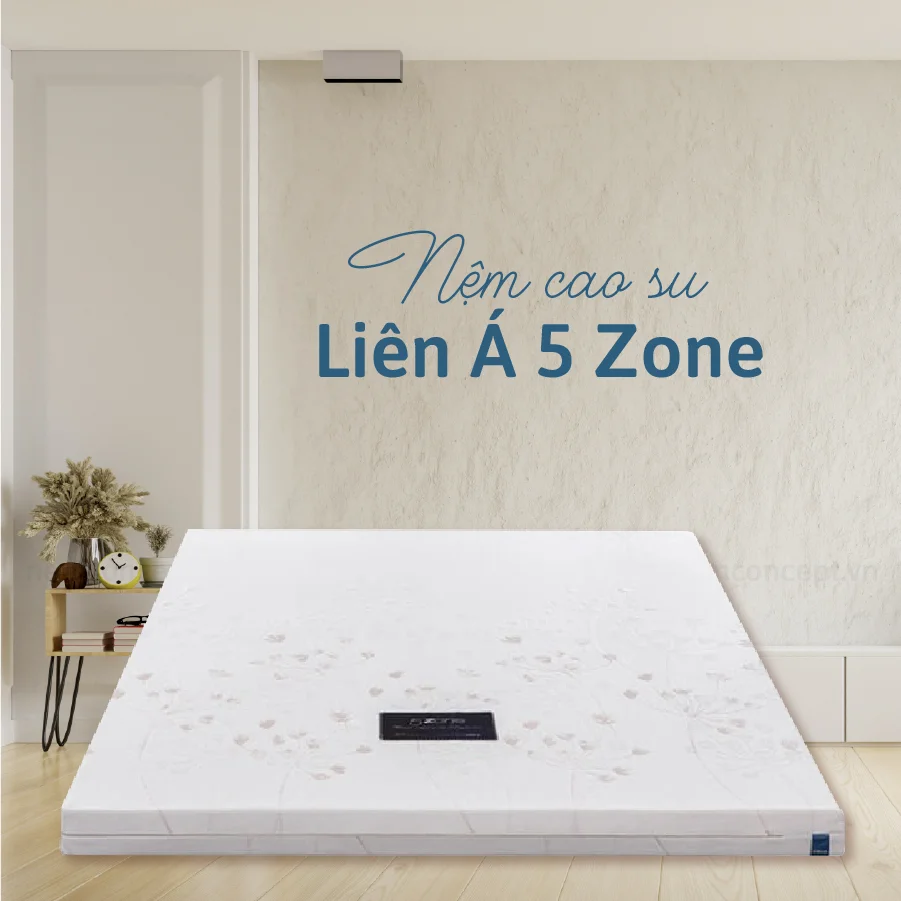 Nệm cao su Liên Á 5 Zone